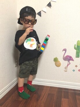 hinataさん（キッズ・90cm）の夏コーディネート