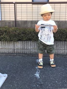 hinataさん（キッズ・90cm）の夏コーディネート