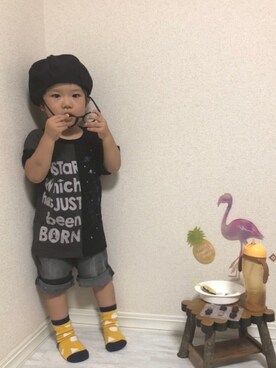 hinataさん(キッズ・90cm)の夏コーディネート