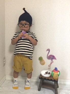 hinataさん（キッズ・90cm）の夏コーディネート