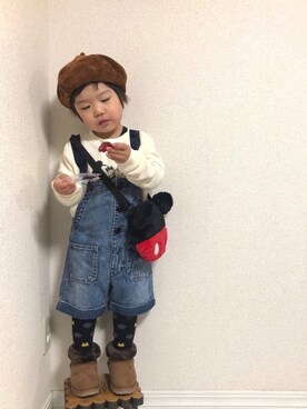 hinataさん（キッズ・100cm）の冬コーディネート