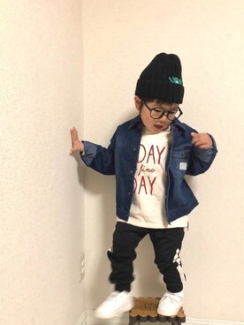 hinataさん(キッズ・100cm)の冬コーディネート