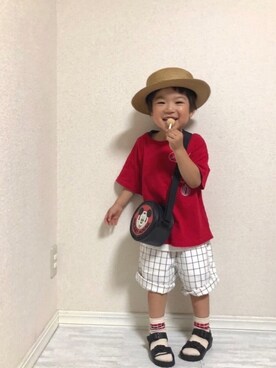 hinataさん（キッズ・100cm）の夏コーディネート
