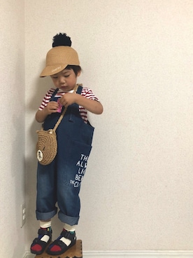 「アイテム（音楽/本・雑誌）」を使った、hinataさん（キッズ・92cm）の夏コーディネート