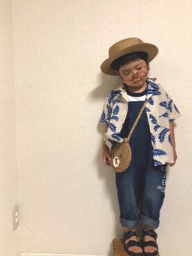 「アイテム（音楽/本・雑誌）」を使った、hinataさん（キッズ・92cm）の夏コーディネート