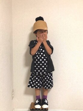 「アイテム（音楽/本・雑誌）」を使った、hinataさん（キッズ・100cm）の夏コーディネート