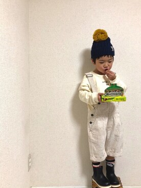 「chuu（チュー）のアイテム」を使った、hinataさん（キッズ・110cm）の秋コーディネート