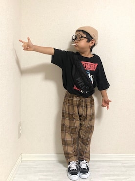 「アイテム（その他）」を使った、hinataさん（キッズ・110cm）の秋コーディネート