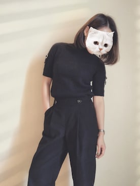 「blanchic（ブランシック）のアイテム」を使った、アボカドさん（レディース・160cm）の秋コーディネート