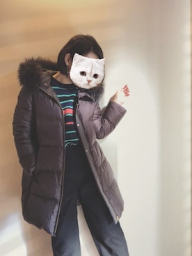 「blanchic（ブランシック）のアイテム」を使った、アボカドさん（レディース・160cm）の冬コーディネート