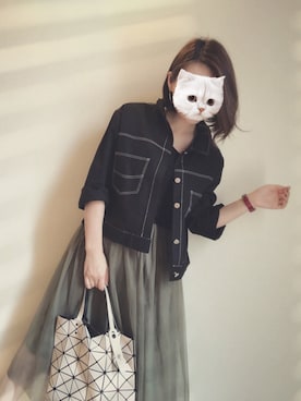 「COCOON（コクーン）のアイテム」を使った、アボカドさん（レディース・160cm）の秋コーディネート