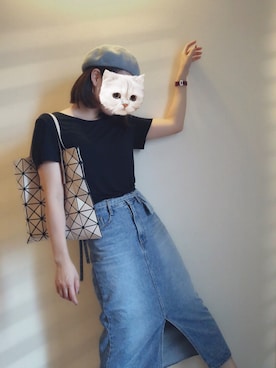 「UNTITLED（アンタイトル）のアイテム（ハンチング/ベレー帽）」を使った、アボカドさん（レディース・160cm）の秋コーディネート