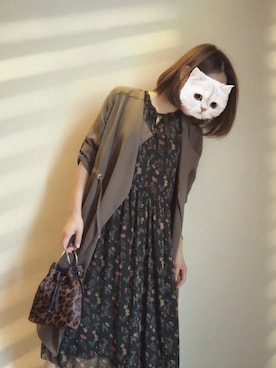 「MADRASMODELLO（マドラスモデロ）のアイテム」を使った、アボカドさん（レディース・160cm）の秋コーディネート