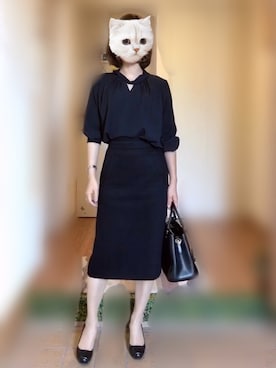 「tehen（テーン）のアイテム」を使った、アボカドさん（レディース・160cm）の秋コーディネート