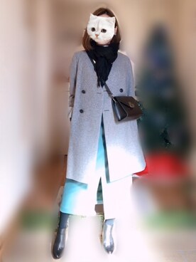 「BALLSEY（ボールジィ）のアイテム（その他アウター）」を使った、アボカドさん（レディース・160cm）の冬コーディネート