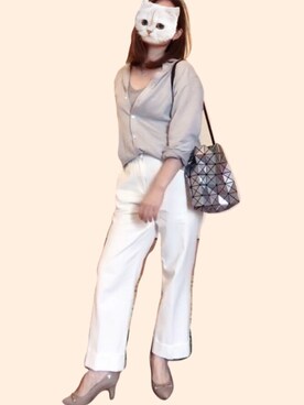 「MELROSE（メルローズ）のアイテム」を使った、アボカドさん（レディース・160cm）の夏コーディネート