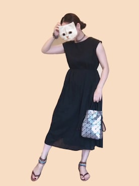 「BELLE（ベル）のアイテム」を使った、アボカドさん（レディース・160cm）の夏コーディネート