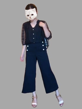「DIANA」｜「アイテム（パンツ）」を使った、アボカドさん（レディース・160cm）の夏コーディネート