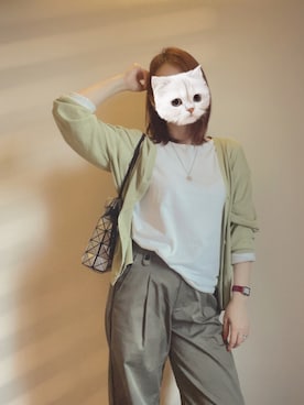 「SRIC（スリック）のアイテム」を使った、アボカドさん（レディース・160cm）の春コーディネート