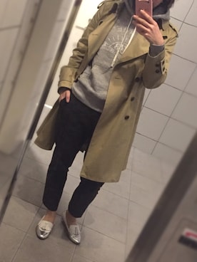 「HTML03（エイチティエムエルゼロスリー）のアイテム（トップス）」を使った、ぐりっちゅさん（レディース・167cm）の春コーディネート