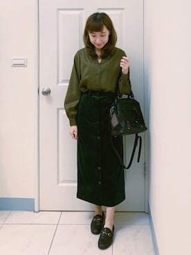 「ONCE UPON A TIME（ワンス　アポン　ア　タイム）のアイテム」を使った、Maureenさん（レディース・155cm）の春コーディネート