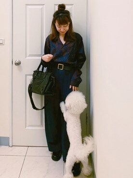 「ONCE UPON A TIME（ワンス　アポン　ア　タイム）のアイテム」を使った、Maureenさん（レディース・155cm）の春コーディネート