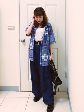 「ONCE UPON A TIME（ワンス　アポン　ア　タイム）のアイテム」を使った、Maureenさん（レディース・155cm）の春コーディネート