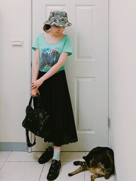 「salad（サラダ）のアイテム」を使った、Maureenさん（レディース・155cm）の夏コーディネート