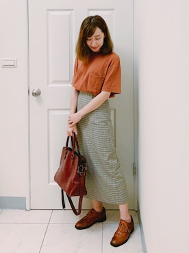 「ONCE UPON A TIME（ワンス　アポン　ア　タイム）のアイテム」を使った、Maureenさん（レディース・155cm）の夏コーディネート