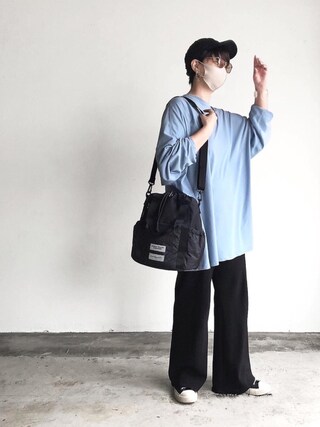 トップス SEA 4XL L/S TEE BLACK SEA(シー)の「4XL L/S TEE(Tシャツ/カットソー)」 - WEAR