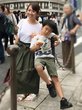 「coche et coche（コシュエコシュ）のアイテム」を使った、ChitoseImanishiさん（レディース・155cm）の夏コーディネート