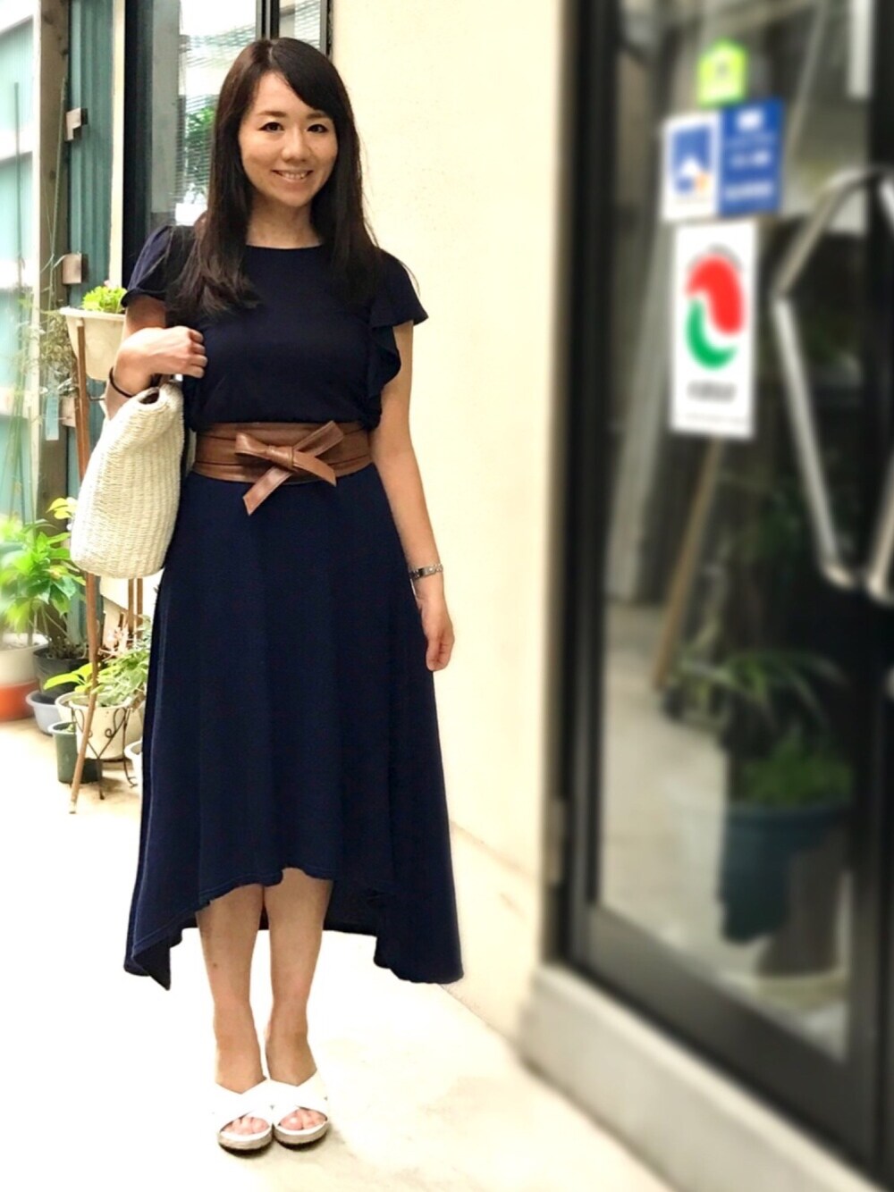 ChitoseImanishiさんの「レーヨンマキシスカート（OZOC）」を使ったコーディネート