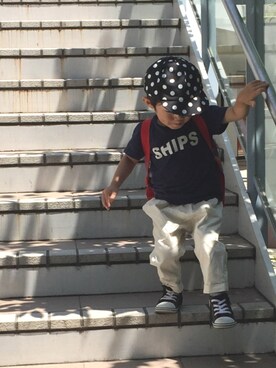 あおとん☺︎さん（キッズ・90cm）の夏コーディネート