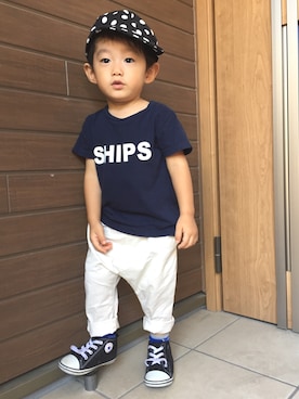 あおとん☺︎さん（キッズ・90cm）の夏コーディネート