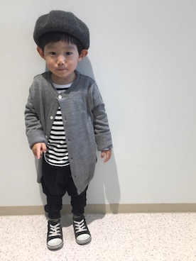 あおとん☺︎さん（キッズ・90cm）の冬コーディネート