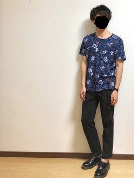「アイテム（バングル/リストバンド）」を使った、takeさん（メンズ・170cm・20代）の夏コーディネート