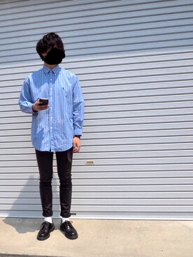 「UNIQLO（ユニクロ）のウルトラストレッチジーンズ（デニムパンツ）」を使った、takeさん（メンズ・171cm・20代）の夏コーディネート