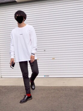 「UNIQLO（ユニクロ）のウルトラストレッチジーンズ（デニムパンツ）」を使った、takeさん（メンズ・171cm・20代）の秋コーディネート