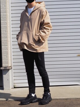 「UNIQLO（ユニクロ）のウルトラストレッチジーンズ（デニムパンツ）」を使った、takeさん（メンズ・171cm・20代）の春コーディネート