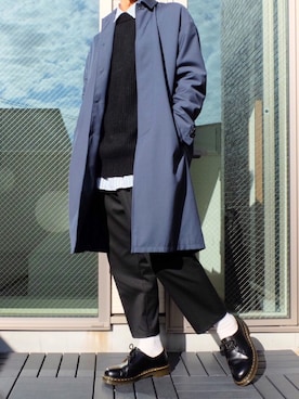 「DOOPZ（ドープス）のアイテム（ジャケット/アウター）」を使った、TaKaさん（メンズ・176cm）の秋コーディネート