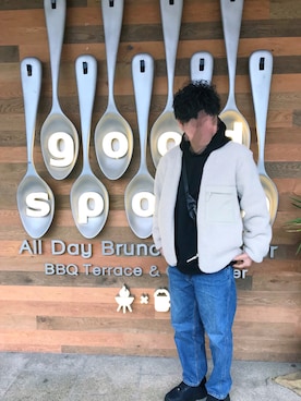 「nano・universe」｜「アイテム（その他アウター）」を使った、TaKaさん（メンズ・176cm）の冬コーディネート