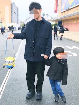 「ユニバ」｜「アイテム（財布/小物）」を使った、TaKaさん（メンズ・176cm）の冬コーディネート