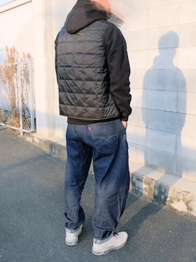 「Engineered Jeans」｜TaKaさん（メンズ・176cm）の冬コーディネート