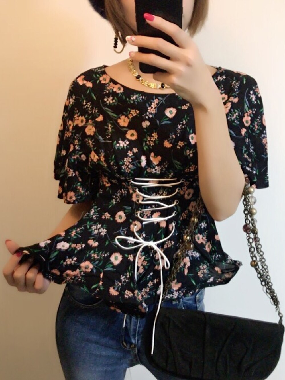 「スピンドル、オトナカジュアル、シンプルコーデ、プチプラ、今日のコーデ」｜「Carpedium✨のアイテム（Tシャツ/カットソー、ブラック系）」を使った、carpedium_mykさん（レディース・163cm）の春コーディネートの1枚目の写真