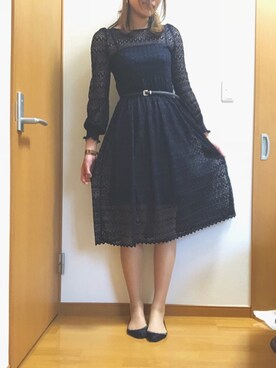 「プチフォーマル」｜りこさん（レディース・175cm）の春コーディネート