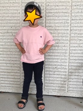 「kladskap（クレードスコープ）のアイテム（パンツ）」を使った、tomtomさん（キッズ・110cm）の春コーディネート