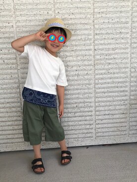 tomtomさん（キッズ・110cm）の夏コーディネート
