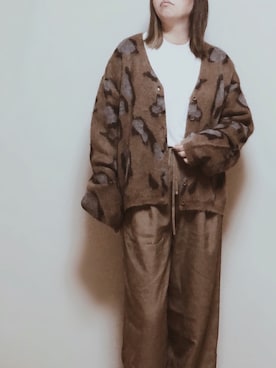「アニマル」｜「アイテム（その他）」を使った、eriiicaさん（レディース・158cm）の冬コーディネート