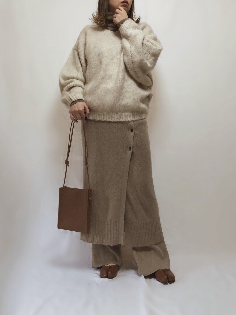 todayfullラップラウンドニットスカート TODAYFUL（トゥデイフル）の「ラップラウンドニットスカート