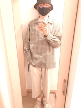 「アイテム（帽子）」を使った、Youさん（メンズ・170cm・10代）の春コーディネート